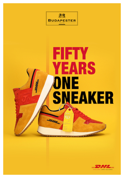mybudapester.com und DHL Express im Sneaker Duett