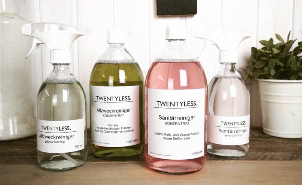 twentyless Reinigungsmittel Glas