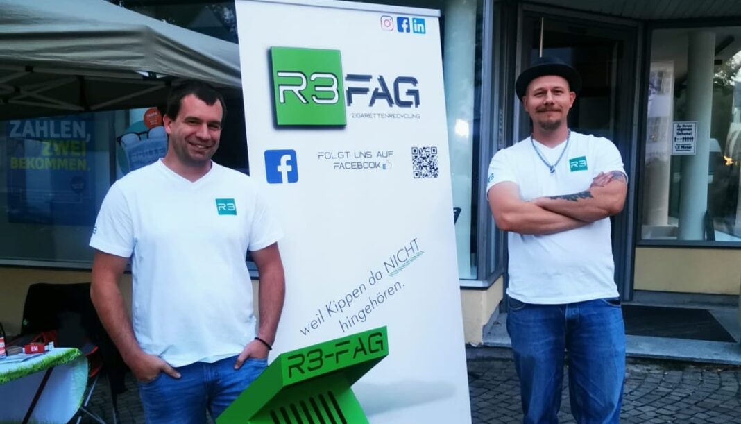 R3FAG Sammel- und Recyclingsystem für Zigaretten